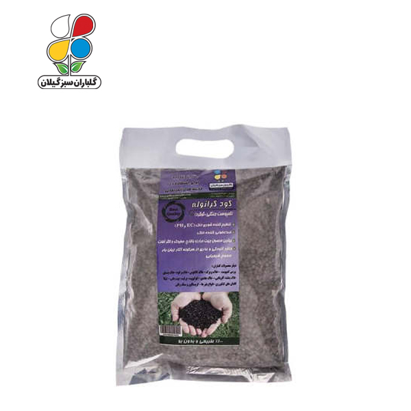 کود گرانوله کمپوست جنگلی 2 کیلوگرمی مدل GPS1 ( بسته 36 عددی)