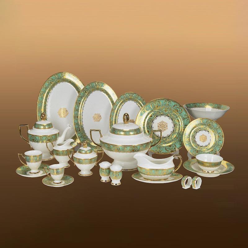 سرویس کامل طلاکوب 18 نفره 130 پارچه REGENCY ( قبل از ثبت سفارش تماس بگیرید )