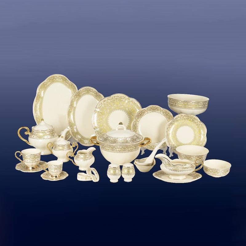 سرویس کامل طلاکوب 12 نفره 114 پارچه REGENCY ( قبل از ثبت سفارش تماس بگیرید )