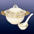 سرویس کامل طلاکوب 12 نفره 114 پارچه REGENCY ( قبل از ثبت سفارش تماس بگیرید )