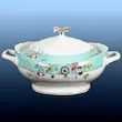 سرویس کامل 18 نفره 110 پارچه REGENCY & ROSENTHAL گل دار ( قبل از ثبت سفارش تماس بگیرید )