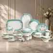 سرویس کامل 18 نفره 110 پارچه REGENCY & ROSENTHAL گل دار ( قبل از ثبت سفارش تماس بگیرید )