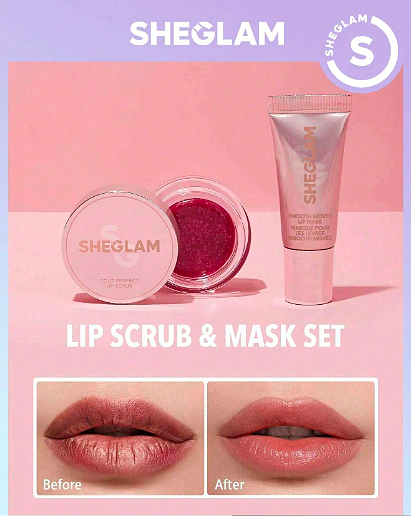 ست دو عددی ماسک و اسکراب لب شیگلم | Sheglam Lip Service Scrub Set