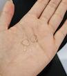 گوشواره حلقه ای آویزدار