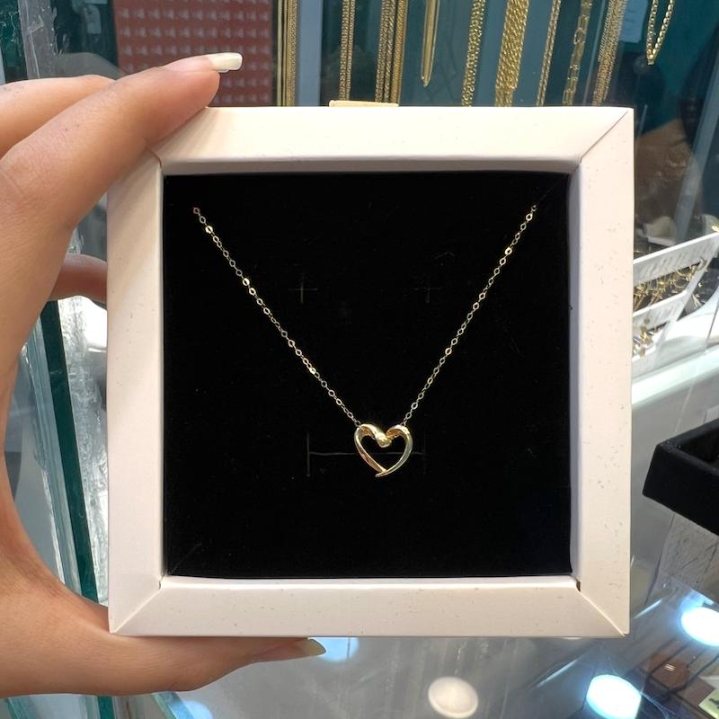 زنانه ست طلا ۱۸ عیار قلب گرازیلا گالری طلای ایرانه
