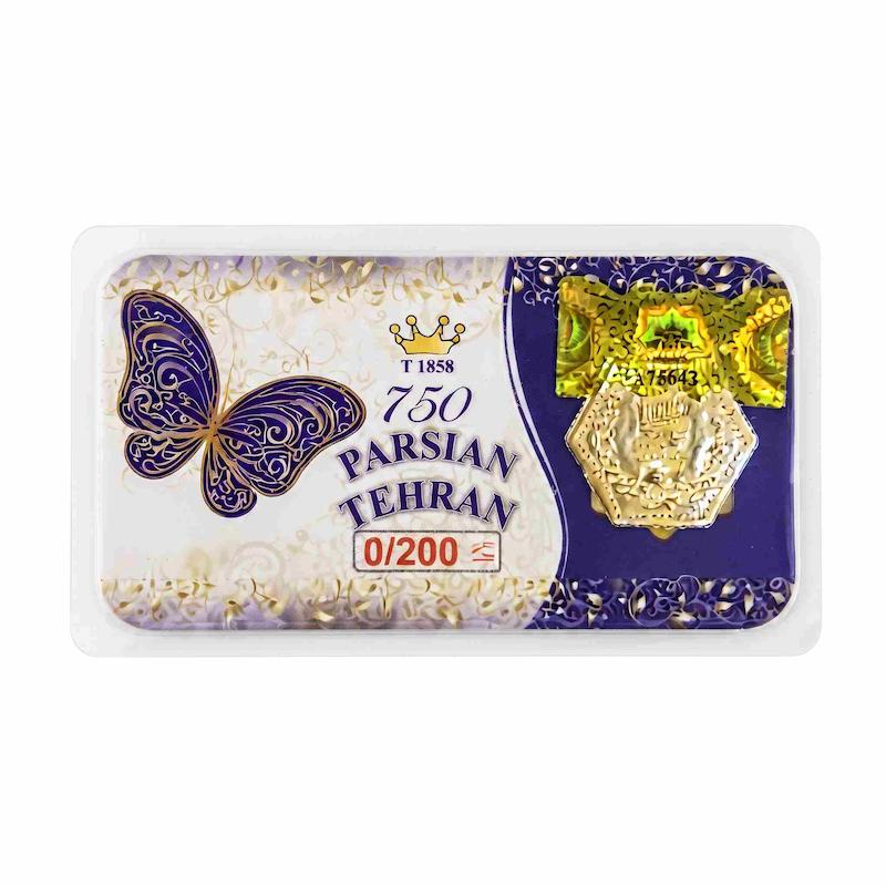 سکه طلا ۱۸ عیار پارسیان 200 سوت همراه با فاکتور معتبر گالری درین
