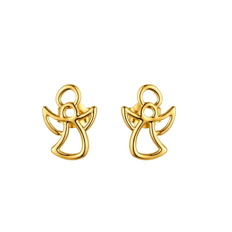 گوشواره زنانه طلا ۱۸ عیار گوشواره فرشته گالری طلای آوات