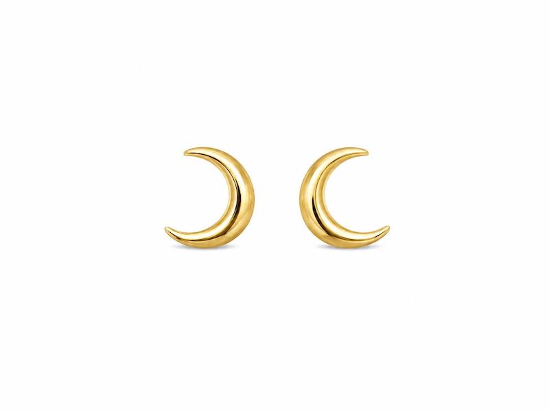 گوشواره طلا ۱۸ عیار ماه تیما گلد گالری