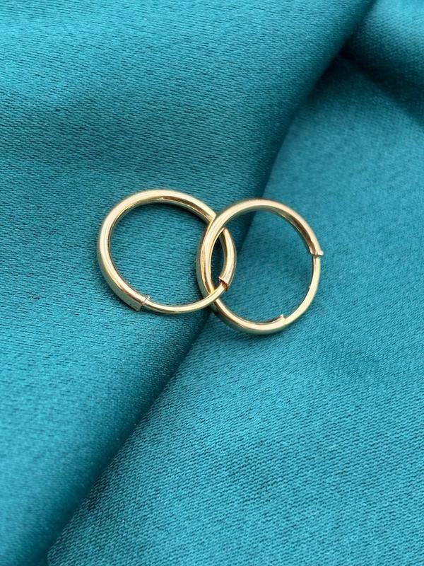 گوشواره زنانه طلا ۱۸ عیار گوشواره حلقه ای طلای کالین
