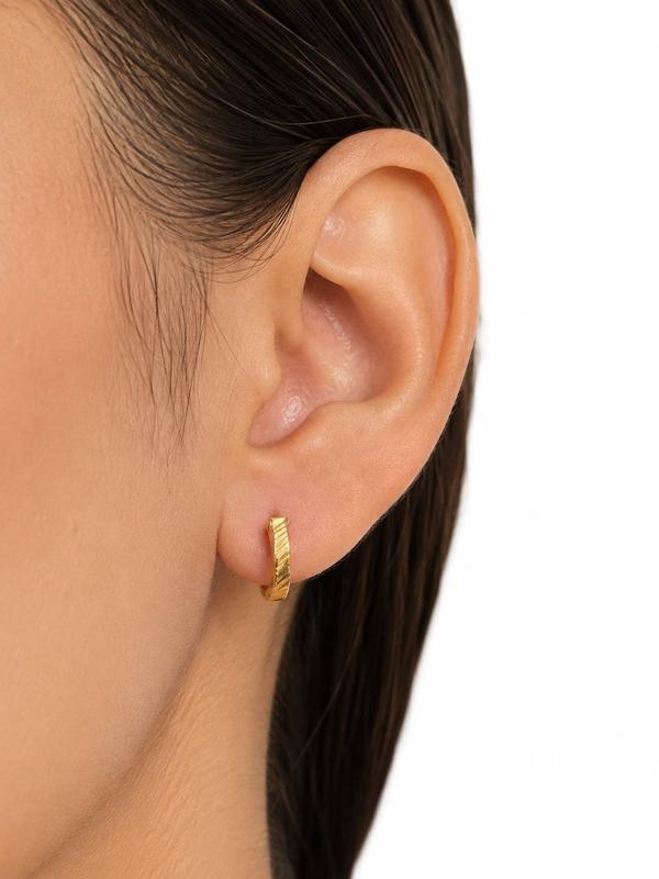 گوشواره زنانه طلا ۱۸ عیار رزا تیما گلد گالری