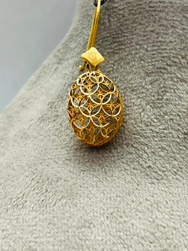 گوشواره زنانه طلا ۱۸ عیار گوشواره فیوژن گالری دکترگلد