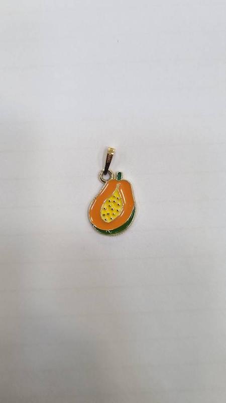 آویز بچگانه طلا ۱۸ عیار آویز میوه طرح  آووکادو پاپیون طلا گالری طلا و سکه مه آرا