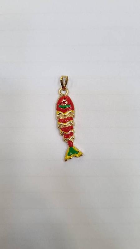 آویز بچگانه طلا ۱۸ عیار آویز بچه گانه طرح ماهی گالری طلا و سکه مه آرا