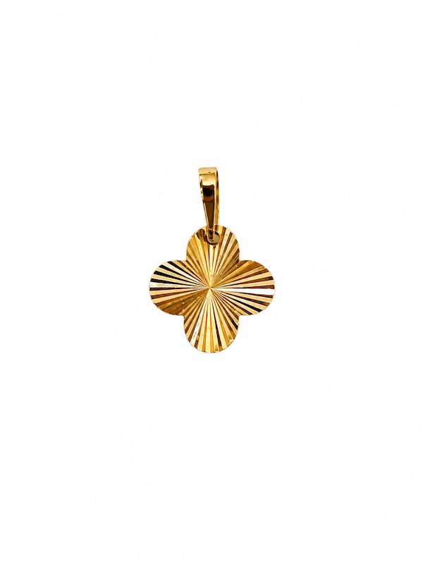 آویز طلا ۱۸ عیار ونکلیف تراش گالری نقشار