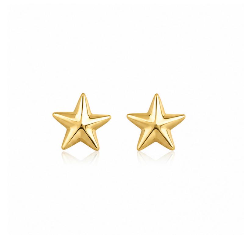گوشواره زنانه طلا ۱۸ عیار گیلوا۵٨٢٨ گالری طلای شفیع