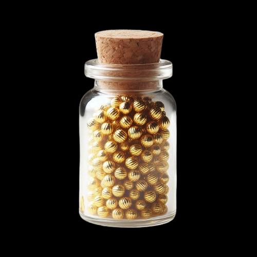 طلای گرمی طلا ۱۸ عیار گوی طلا بسته ۵ عددی اپال گلدگالری