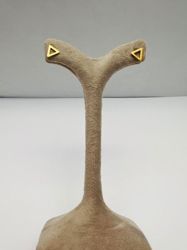گوشواره زنانه طلا ۱۸ عیار گوشواره میخی گالری دکترگلد