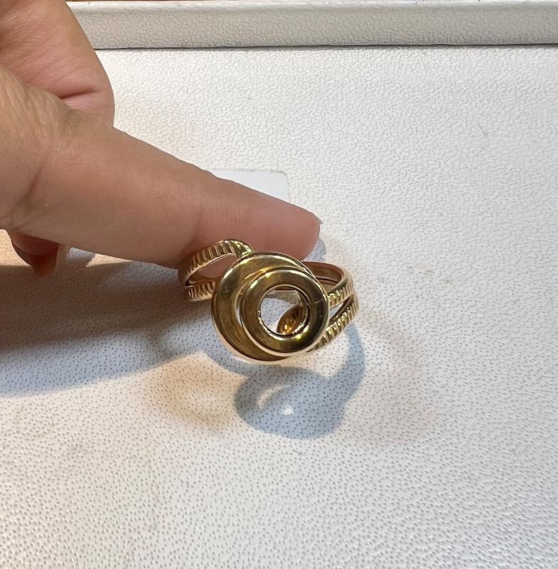 انگشتر زنانه طلا ۱۸ عیار انگشتر تی گلد Zhofil.gold
