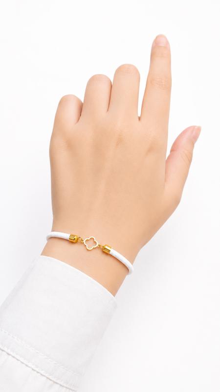 دستبند زنانه طلا ۱۸ عیار ونکلیف VoGa GOLD