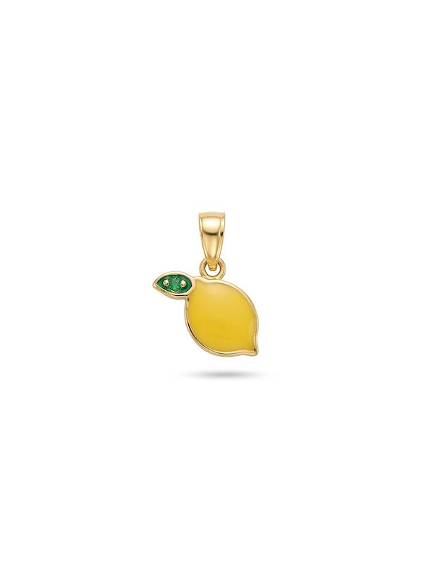 آویز طلا ۱۸ عیار آویز لیمو گالری طلای رز