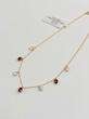 گردنبند طلا ۱۸ عیار گردنبند آویز کسر سنگ (کم اجرت) گالری طلای رز