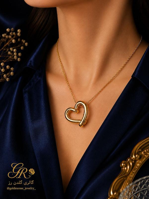 آویز زنانه طلا ۱۸ عیار گرازیلا گالری گلدن رز