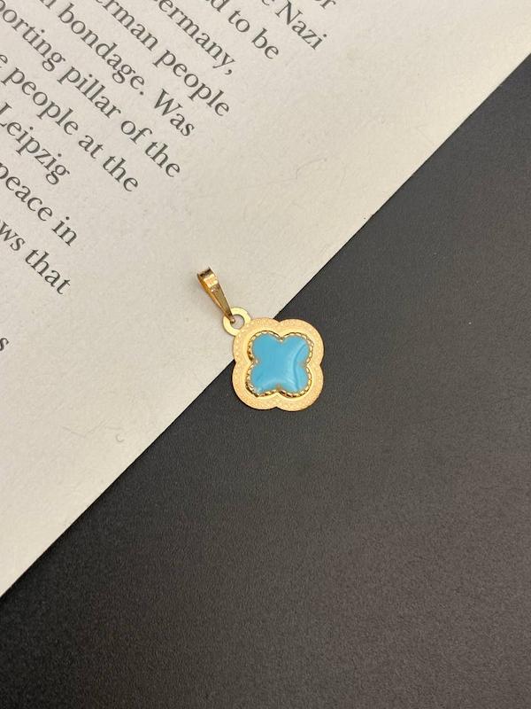 آویز زنانه طلا ۱۸ عیار پلاک ونکلیف طلای کالین