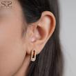 گوشواره زنانه طلا ۱۸ عیار کد s-2104 گالری طلا سیستر