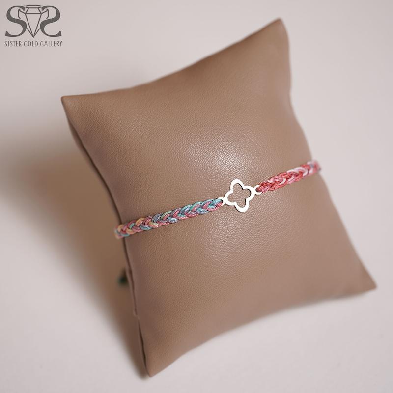دستبند زنانه طلا ۱۸ عیار دستبند طلا ونکلیف کد s-2397 گالری طلا سیستر