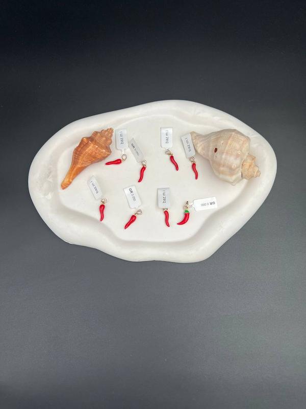 آویز زنانه طلا ۱۸ عیار آویز فلفل گالری پورقلی