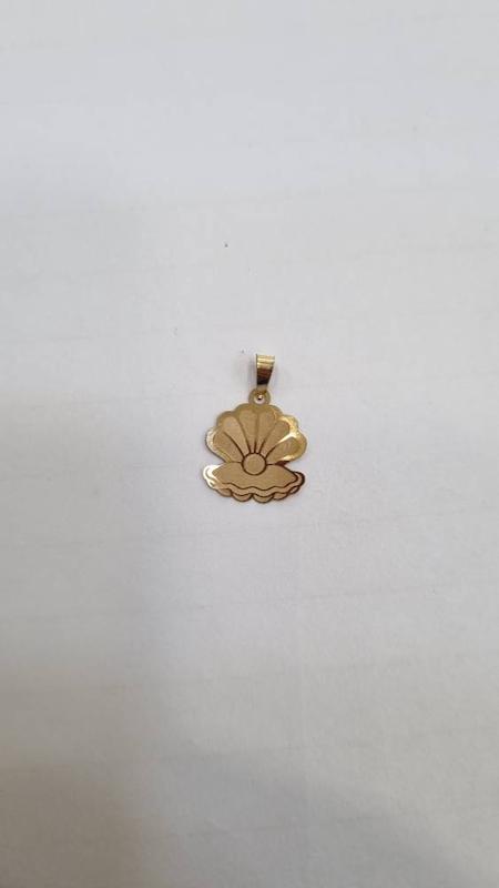 آویز طلا ۱۸ عیار آویز صدف گالری مه آرا مدوپد گالری طلا و سکه مه آرا