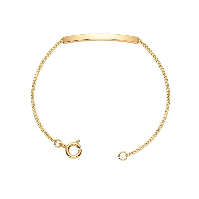 دستبند بچگانه طلا ۱۸ عیار نوزادی کوچک سینا بستام
