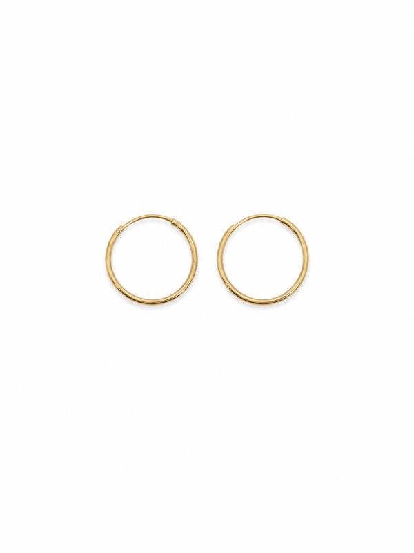 گوشواره زنانه طلا ۱۸ عیار حلقه ای گالری طلا سرور گلد