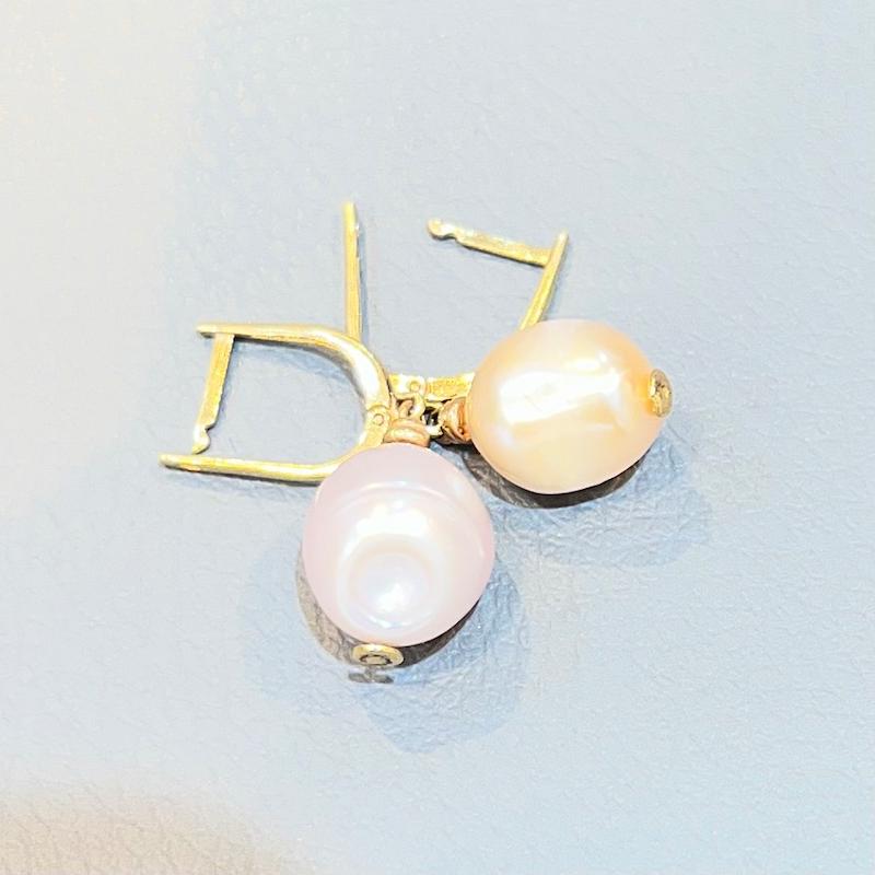 گوشواره طلا ۱۸ عیار گوشواره باروک گالری زرنوش