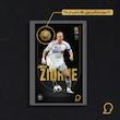  طلا ۱۸ عیار کارت فوتبالی طلا 18 عیار سوت مدل زین‌الدین زیدان Zinedine Zidane طرح فوتبالی 2025 گالری یادمان