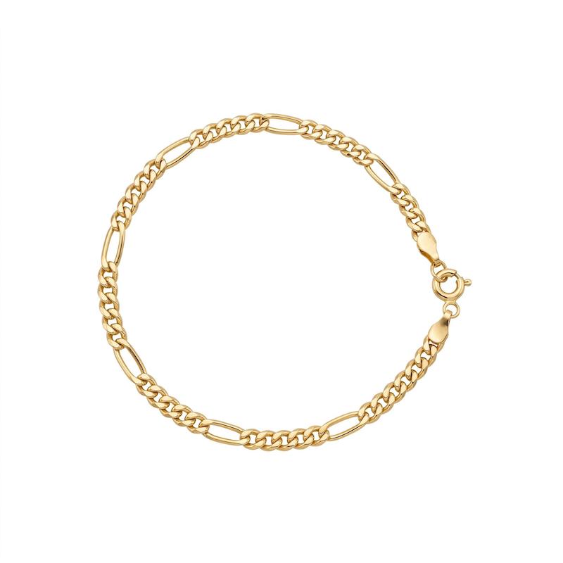 دستبند طلا ۱۸ عیار مدل فیگارو 21cm دلفین گلد گالری