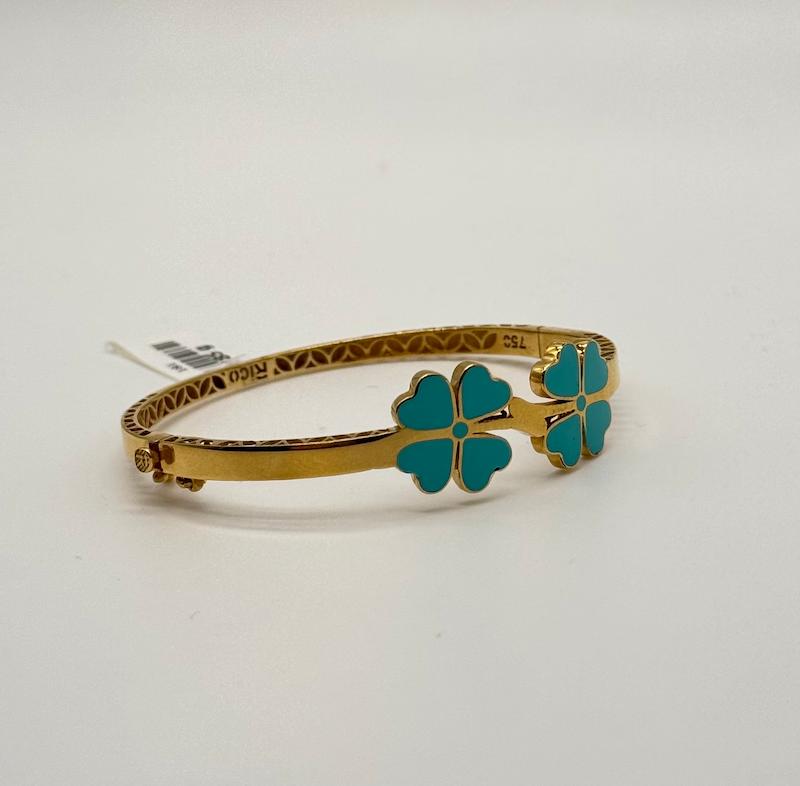 بنگل زنانه طلا ۱۸ عیار ونکلیف گالری کیا