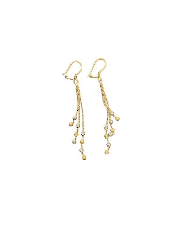 گوشواره طلا ۱۸ عیار گوشواره البرنادو ( بدون اجرت) گالری طلای رز