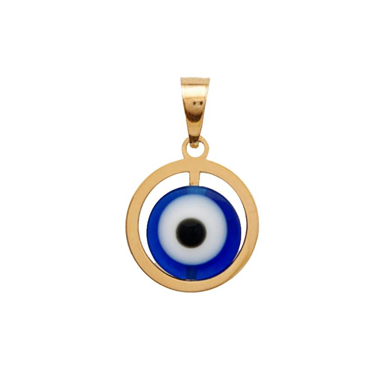 آویز طلا 18 عیار زنانه زربن مدل چشم و نظر کد ZBA003720