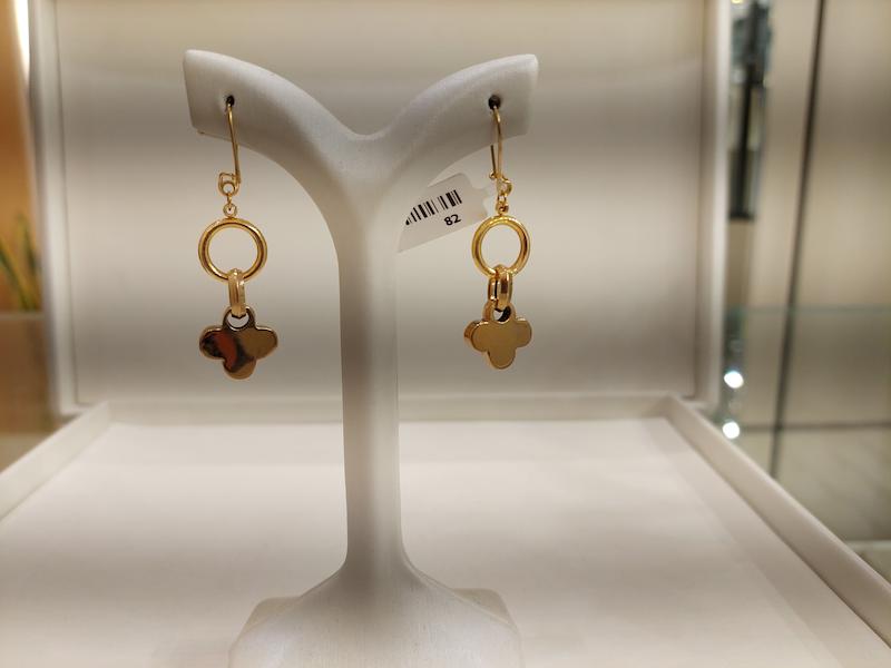 گوشواره طلا ۱۸ عیار گوشواره دخترونه پسند درساژ