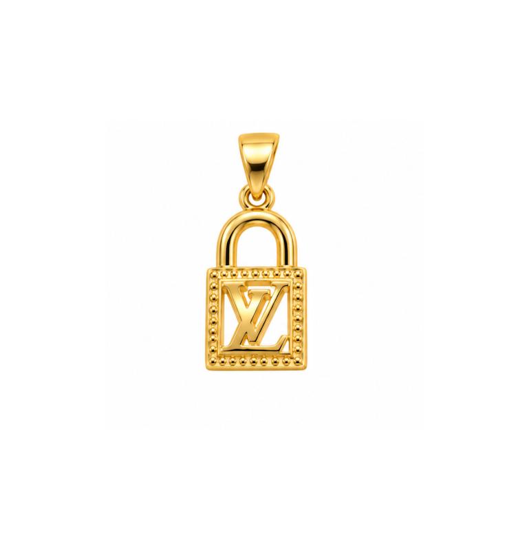 آویز زنانه طلا ۱۸ عیار لاکچری6703 گالری طلای شفیع