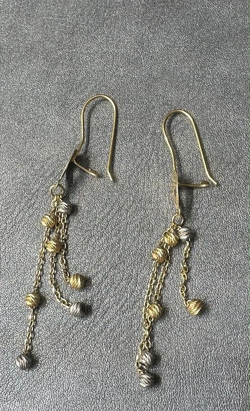 گوشواره زنانه طلا ۱۸ عیار گوشواره وستا گالری