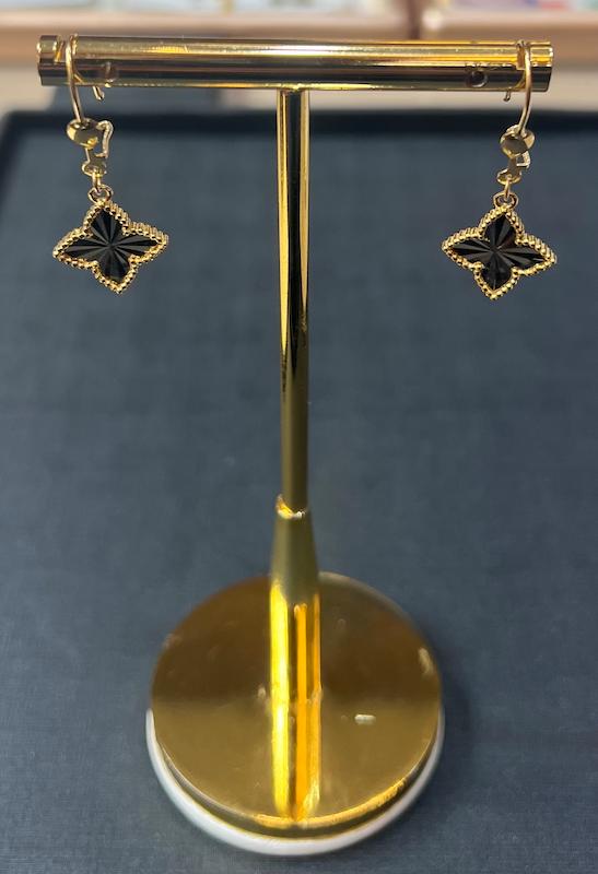 گوشواره طلا ۱۸ عیار گوشواره ونکلیف گالری طلای تاج