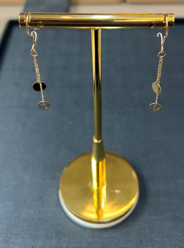 گوشواره طلا ۱۸ عیار گوشواره گالری طلای تاج