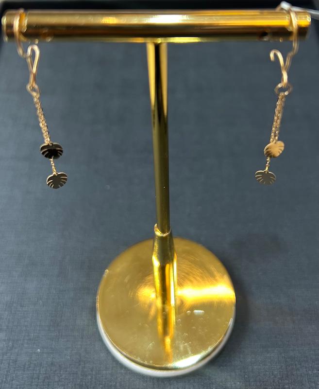 گوشواره طلا ۱۸ عیار گوشواره گالری طلای تاج