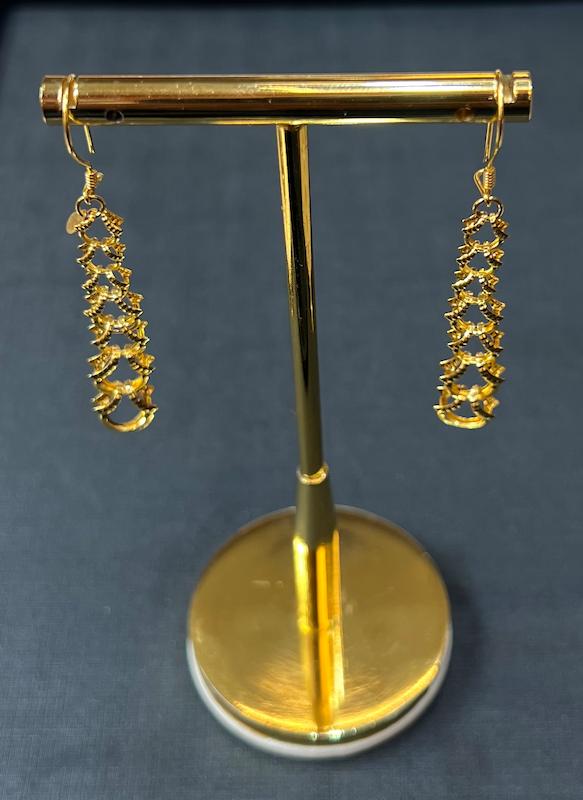 گوشواره طلا ۱۸ عیار گوشواره گالری طلای تاج