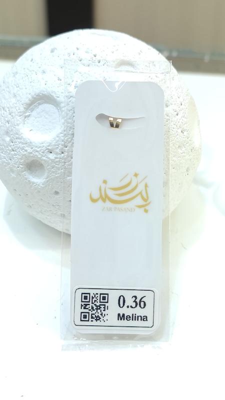 آویز زنانه طلا ۱۸ عیار طرح love سبک و نما دار گالری طلا وزیری