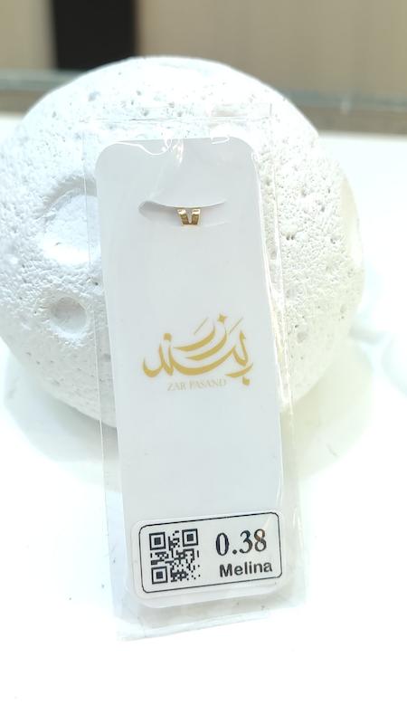 آویز زنانه طلا ۱۸ عیار طرح گوچی سبک و نما دار گالری طلا وزیری