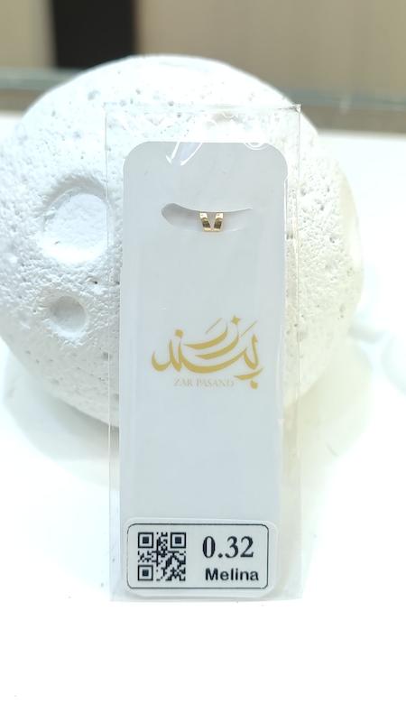آویز زنانه طلا ۱۸ عیار طرح قلب سبک و نما دار گالری طلا وزیری