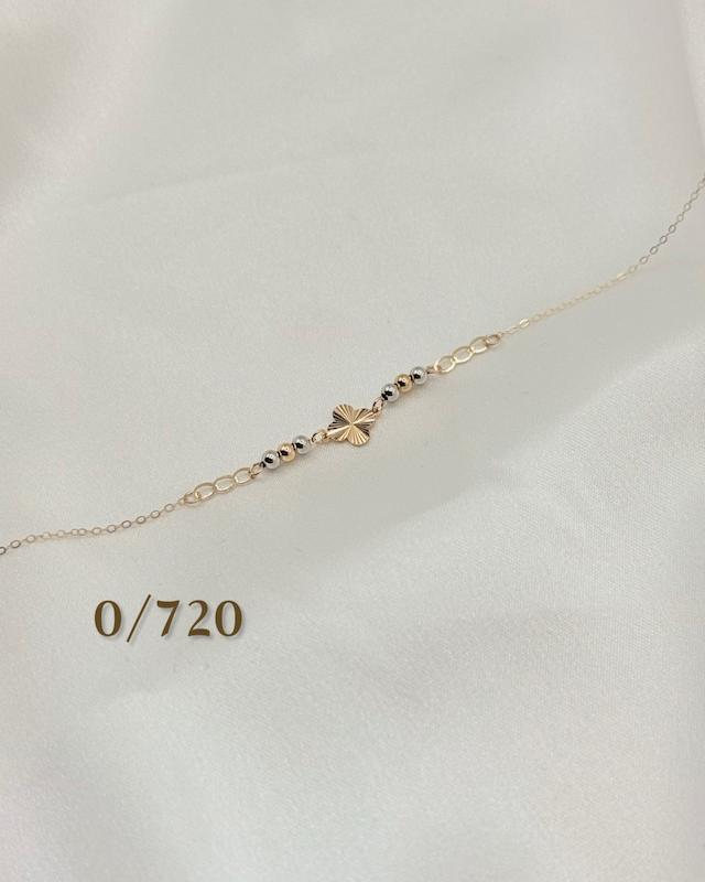 دستبند زنانه طلا ۱۸ عیار دستبند توپی ماهلی
